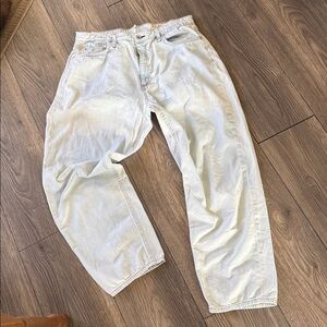 Rag & Bone Nina high rise ankle cigarette Light blue bleached Denim Jeans 31
